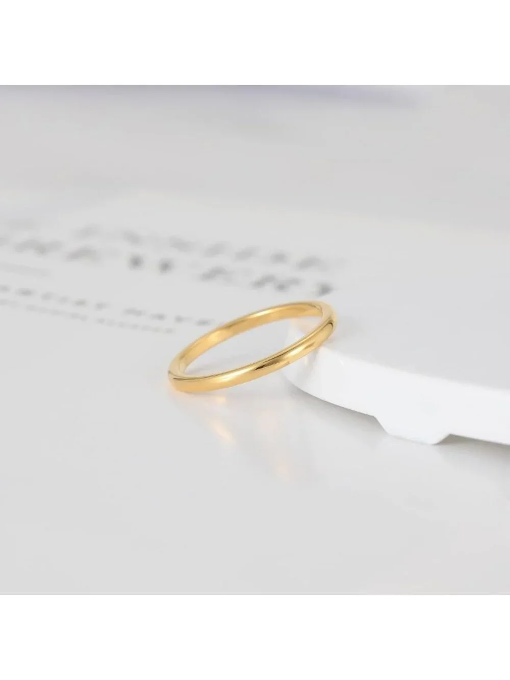 Tungsten Wedding Band Ring for Men & Women - 2mm, 4mm, 6mm, 8mm Sizes Available